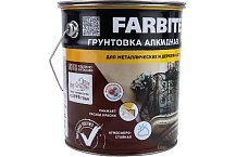 Грунтовка ГФ-021 красно-коричневый (6 кг) FARBITEX
