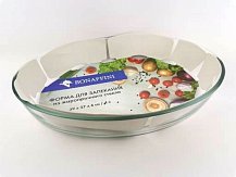 Форма для запекания 39.3 х 27,6 х6,5 см 4 л.ТМ "Bonaffini" . арт.BON012