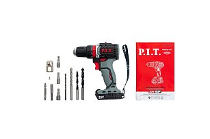 Дрель ударная аккумуляторная бесщёточная P.I.T. PSB20H-10C X-DRIVER SOLO