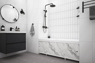 Экран п/в "Ультра легкий" 1,48 (Мрамор серый)