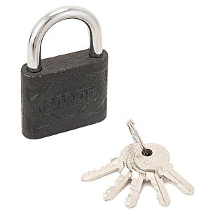 Замок навесной АЛЛЮР hg-4505 d7мм черный