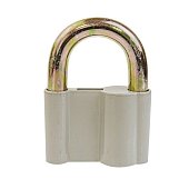 Замок навесной `ЧИБИС` AL770S 70мм алюм,порош покр,закал дуж(d=12),3 диск кл, Blister