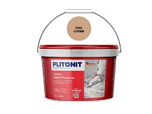 Затирка для плиточных  швов PLITONIT COLORIT Premium темно-бежевый 2кг