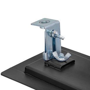 Трап линейный металлический с решеткой, черный d 40/50, длина: 750 мм