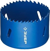 Коронка биметаллическая, глубина св, до 38мм, d-22мм, ЗУБР,быстрорежущая сталь