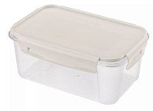 Контейнер для продуктов 1,1л Lock&Ok светло-бежевый