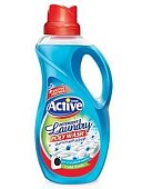 Гель для стирки ACTIVE Poly Wash 1,5л универсальный Свежесть моря