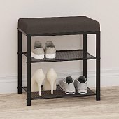 Банкетка "Торонто 13S" (TORONTO 13S) Черный/Серый