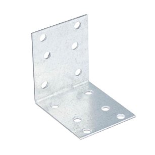 Крепежный уголок равносторонний 50х50х50мм оцинкованный