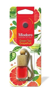 Ароматизатор воздуха MIODORE - Зеленый чай-грейпфрут (флакон с дер. крышкой)  MDBF-5
