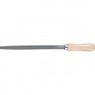 Напильник, 200 мм, трехгранный, деревянная ручка СИБРТЕХ