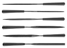 Набор STAYER "MASTER" Надфили, ручка из ПВХ, 100мм, 6шт