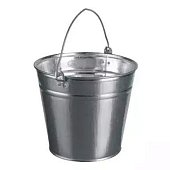 Ведро оцинкованное 12л ГОСТ хозяйственное 2 полосы ЛЦ