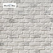 Декоративный камень Честер Брик А2-301-00 (белый с серым, плоскостной, без шва (0,536 м2) гипс