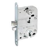 Замок врезной без ручки Аллюр 2018 ZP хром B2B б/о