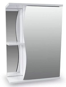 Шкаф зеркальный Классик Волна 60 (без света)