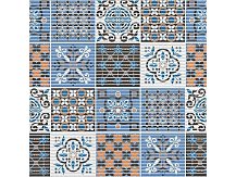 Коврик для ванной комнаты "Преображение" 225PT-orange-blue 0,65м