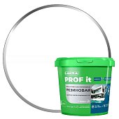 Краска резиновая для всех типов поверхностей Лакра PROF IT слоновая кость RAL 1015 1,3 кг