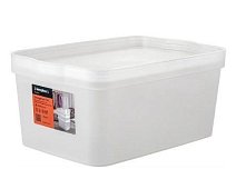 Ящик для хранения 7,5л Keeplex Trendy 32х21,1х14,1см белый