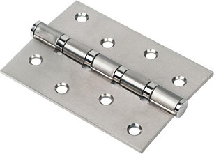 Петля СТАЛЬ 4 подшипника без короны матовый никель/LS 100*75*2.5-4BB