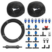 Система капельного полива на 8 линий 80м (ленточная)