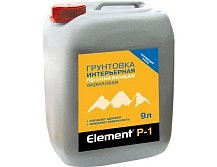 Грунтовка акриловая для внутренних работ Элемент Р-1 9 л Грунтовка акриловая для внутренних работ Элемент Р-1 9 л