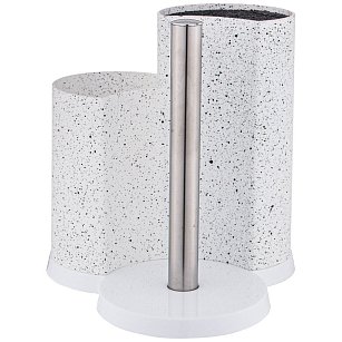 Подставка для ножей AGNESS универсальная с держателем для полотенец 25*22*16см