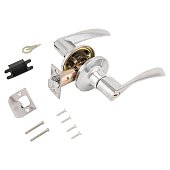 Ручка-защелка Стандарт 8901 BK CP хром фиксатор Ручка-защелка Стандарт 8901 BK CP хром фиксатор