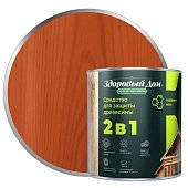 Деревозащитное средство Здоровый Дом 2в1 Рябина 2,7л Л-С