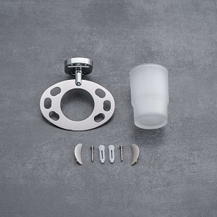 Настенный держатель для щеток c стаканом A6020-1