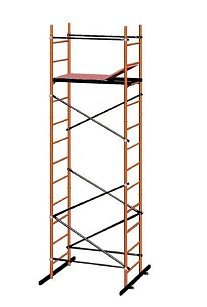 Вышка-тура Компакт стальная 4.2 м рабочая высота 5 м