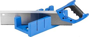 Набор ЗУБР 105Х55мм, стусло пластиковое+ пила 350мм