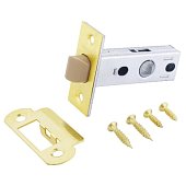 Защелка Аллюр АРТ L45-8-P PB золото пластик торцевая планка 25мм без ручек