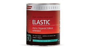 Краска фасадная трещиностойкая PARADE F70 база А шелк-мат. 0.9л Россия