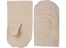 Рукавицы хлопчатобумажные, двунитка с двойным наладонником, xl