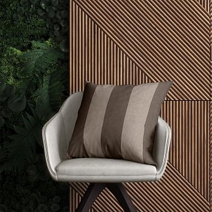 Подушка Декоративная Волшебная Ночь Полиэстер Зебра-капучино 40/40