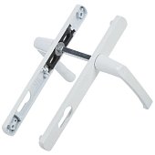 Комплект ручек БУЛАТ РФ 85.25.01.9016 УРАЛ-М белый м/о 85 "под пальчики" для узкопр.