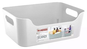 Корзина универсальная SCANDI 4,6л (270х190х105мм) белый