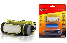 Фонарь ЯРКИЙ ЛУЧ LH-190A ACCU "Cobra" налобный, COB диод, 3 режима 190/60/10Lm (Li-Ion 18650 2200mAh)