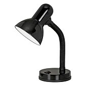 Лампа настольная Uniel tli-201 Black, цоколь E27, черный