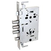 Замок врезной без ручки АЛЛЮР ЗВ1-08А-С без цилиндрового механизма б/о для китайских металлических дверей