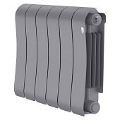 Радиатор биметаллический Royal Thermo Infinity 500 Silver Satin - 6 секций Радиатор биметаллический Royal Thermo Infinity 500 Silver Satin - 6 секций