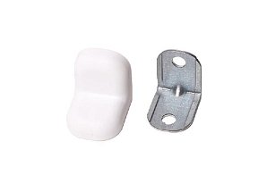 Уголок металл с пласт. 20*20, белый