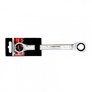 Ключ накидной трещоточный, 14 х 15 мм, CrV, зеркальный хром Matrix Professional