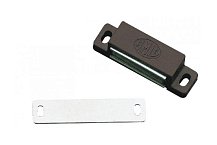 Защелка магнитная 2 кг одинарная с ответной планкой, коричневый - пакет Tech-Krep Защелка магнитная 2 кг одинарная с ответной планкой, коричневый - пакет Tech-Krep