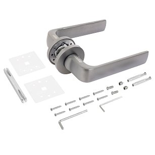 Комплект ручек АЛЛЮР АРТ "ЭРИКА" SN (9280) графит