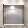 Шкаф зеркальный Geometry Classic 800 со светодиодной подсветкой