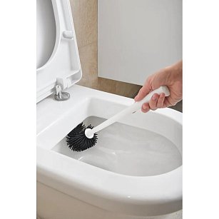 Комплект WC ершик для туалета с подставкой Velvet Pro белый