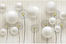 Фотообои VIP VOSTORG Одуванчики 3Д 16л А178