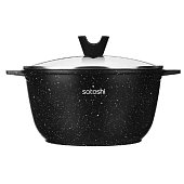 Казан SATOSHI Монфор 26х14,0см, 5,8л, литой алюминий, индукция